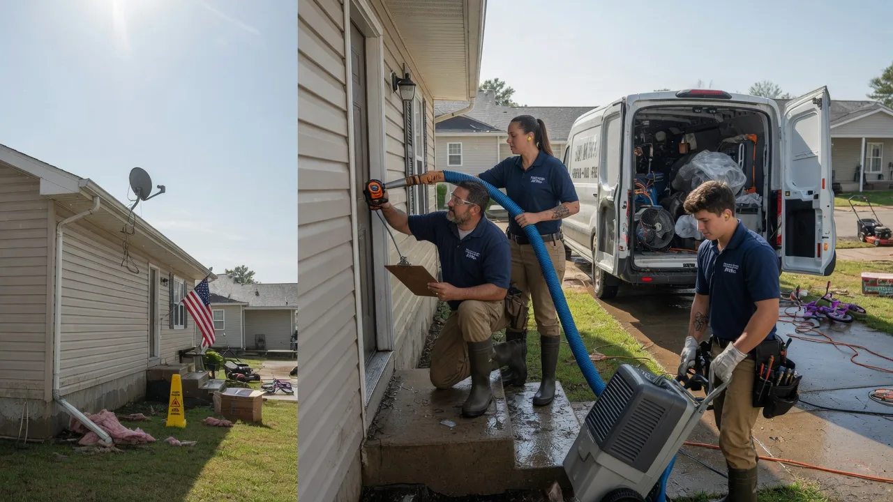 Ceiling Water Damage Restoration in Crenshaw, MS near me
